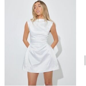 Odd Muse Chic White Mini Dress Brand New With Tags